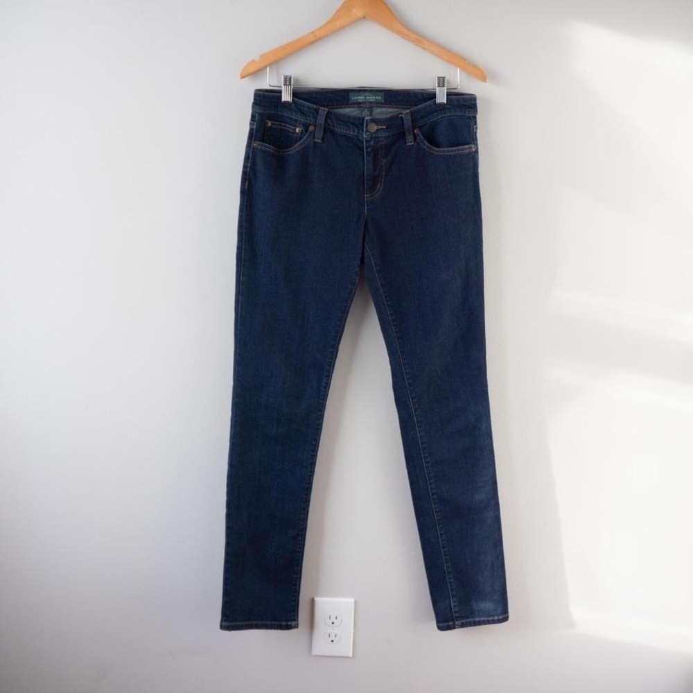 Lauren Ralph Lauren Dark Wash Skinny Jeans